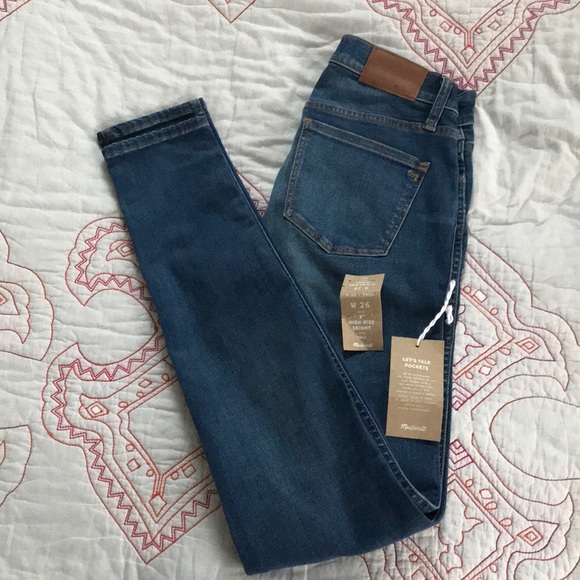 Madewell Denim - Madewell Jeans Size 26 Tall 9” High Rise Skinny